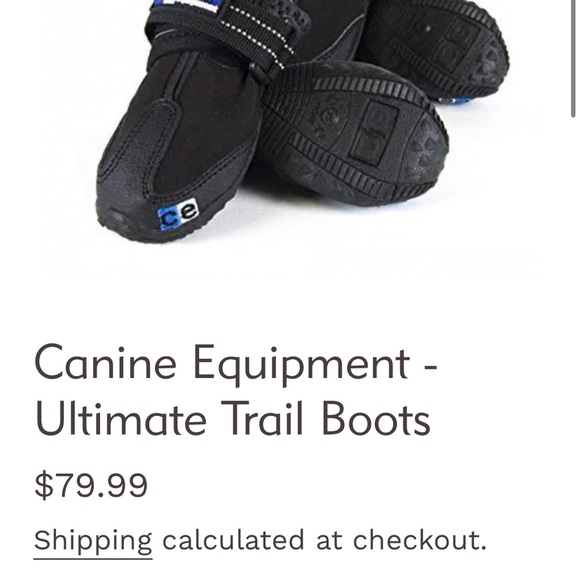 Ultimate trail boots dog size L - Picture 5 of 6